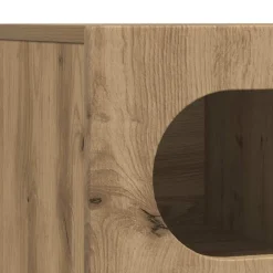 vidaXL TV-kast ELST 100 x 35 x 40 cm Artisan Eiken Bewerkt hout