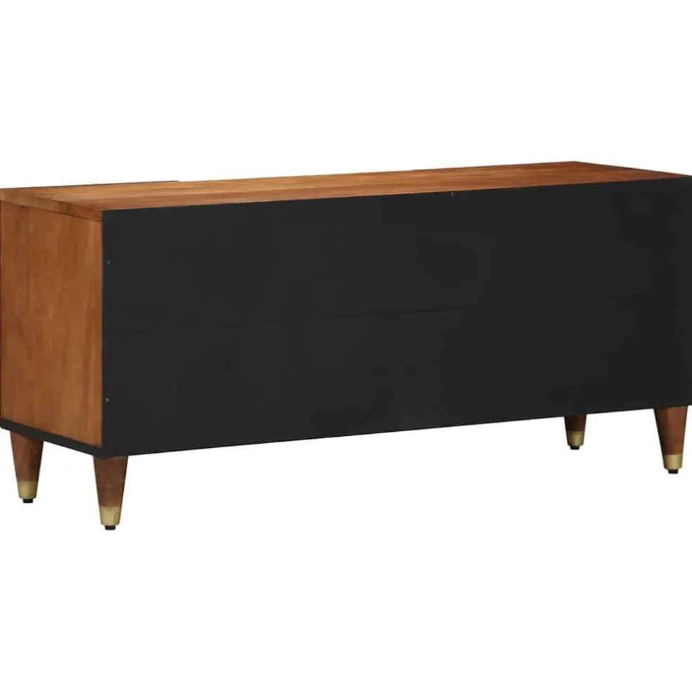 vidaXL TV-kast Honingbruin 105 x 33 x 46 cm Massief Mango Hout