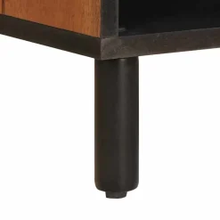 vidaXL TV-kast met lade Acacia Bruine Afwerking 100 x 33 x 46 cm