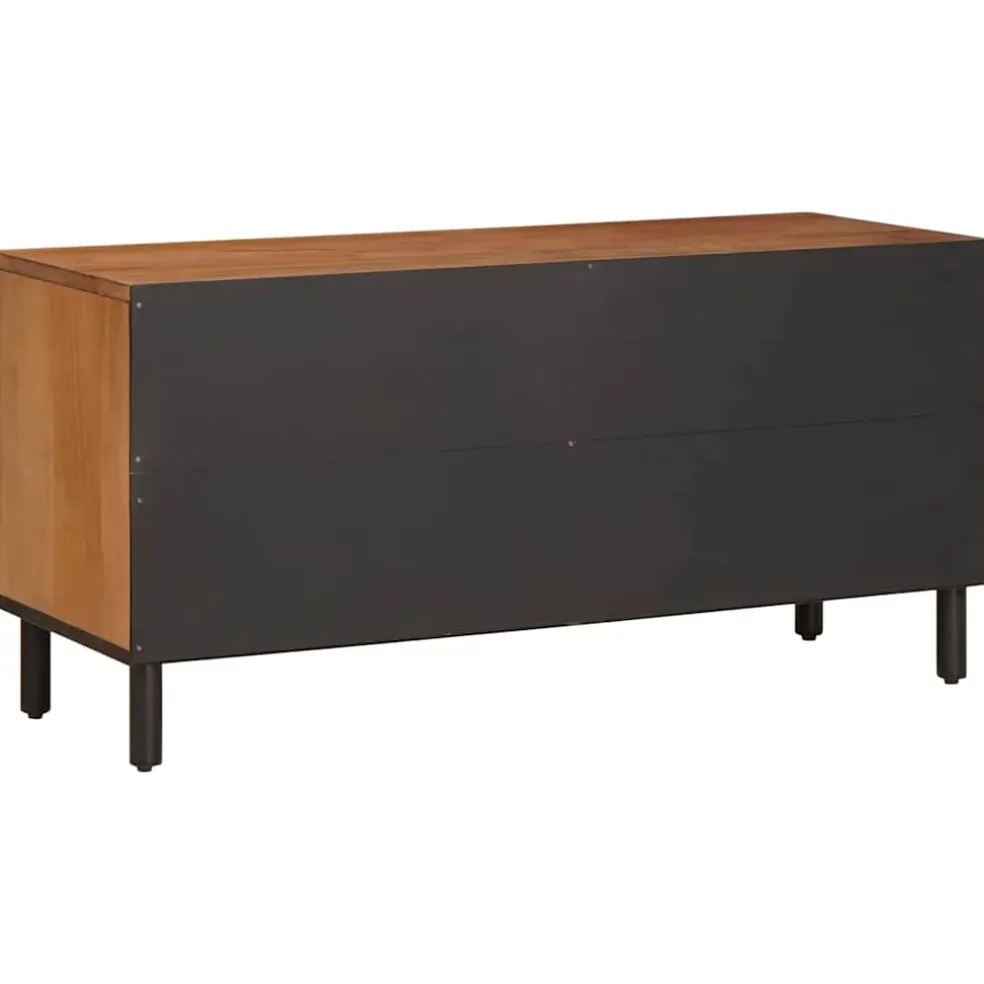 vidaXL TV-kast met lade Acacia Bruine Afwerking 100 x 33 x 46 cm