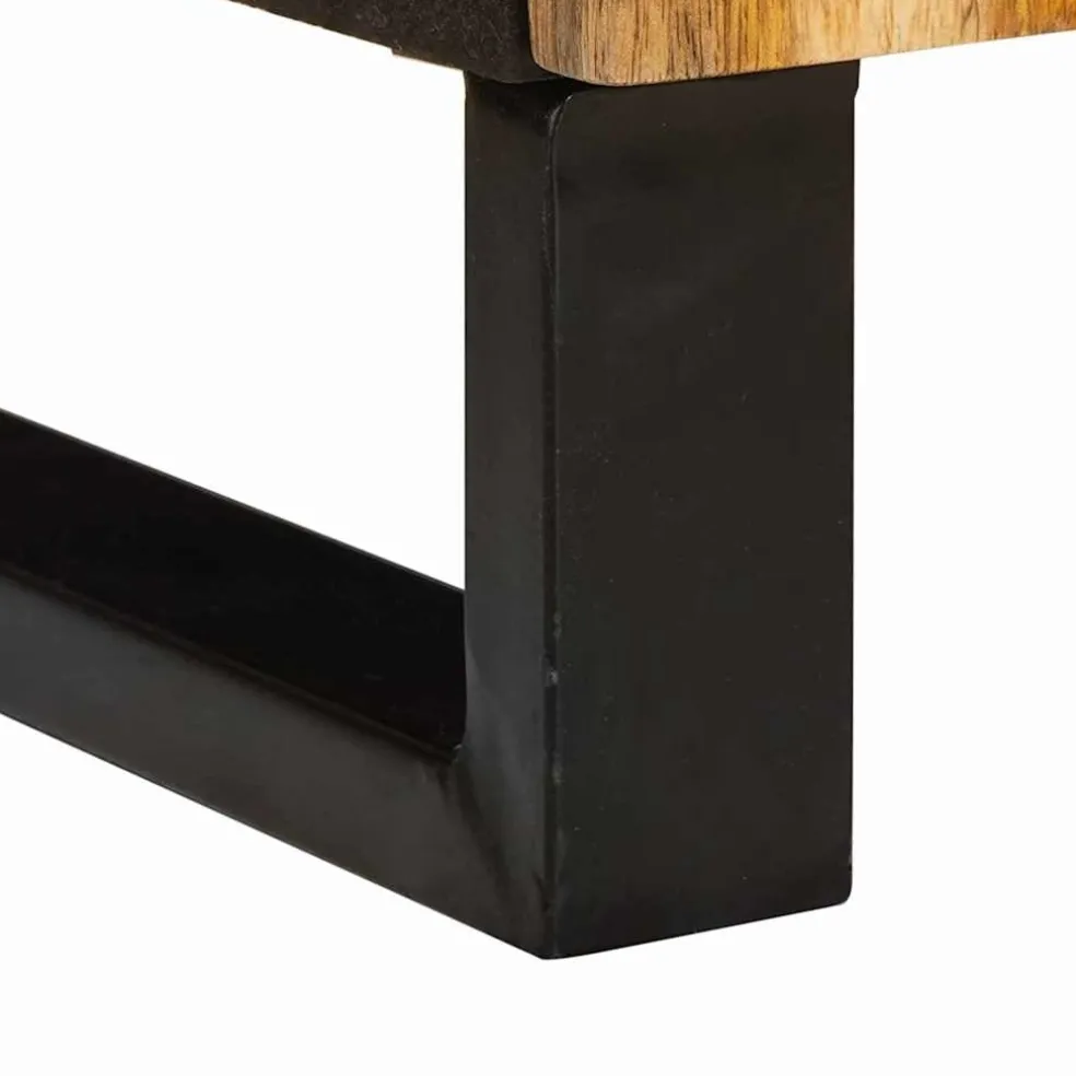 vidaXL TV-kast met lade Bruin 70 x 33 x 46 cm Massief Mango Hout