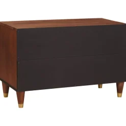 vidaXL TV-kast met lade Bruin 70 x 33,5 x 46 cm Massief Mango Hout