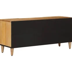 vidaXL TV-kast met lade Naturel 105 x 33,5 x 46 cm Massief Mango Hout