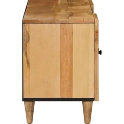 vidaXL TV-kast met lade Naturel 105 x 33,5 x 46 cm Massief Mango Hout