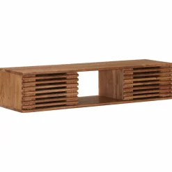 vidaXL TV-kast met opslag met de deur Naturel 105 x 30 x 22,5 cm