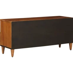 vidaXL TV-kast Walnotenhout 100 x 33 x 46 cm Massief Mango Hout