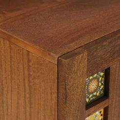 vidaXL TV-kast Walnotenhout 105 x 33 x 46 cm Massief Mango Hout
