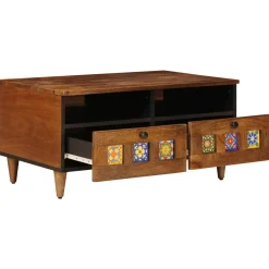 vidaXL TV-kast Walnotenhout 70 x 33 x 46 cm Massief Mango Hout