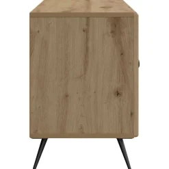 vidaXL TV-kast 99 x 34,5 x 50 cm Artisanaal eiken Bewerkt hout