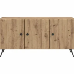 vidaXL TV-kast 99 x 34,5 x 50 cm Artisanaal eiken Bewerkt hout