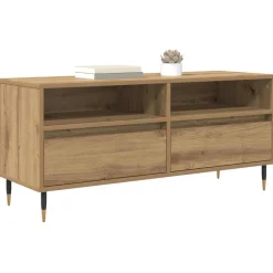 vidaXL TV-kast 100 x 34,5 x 44,5 cm Artisan Eiken