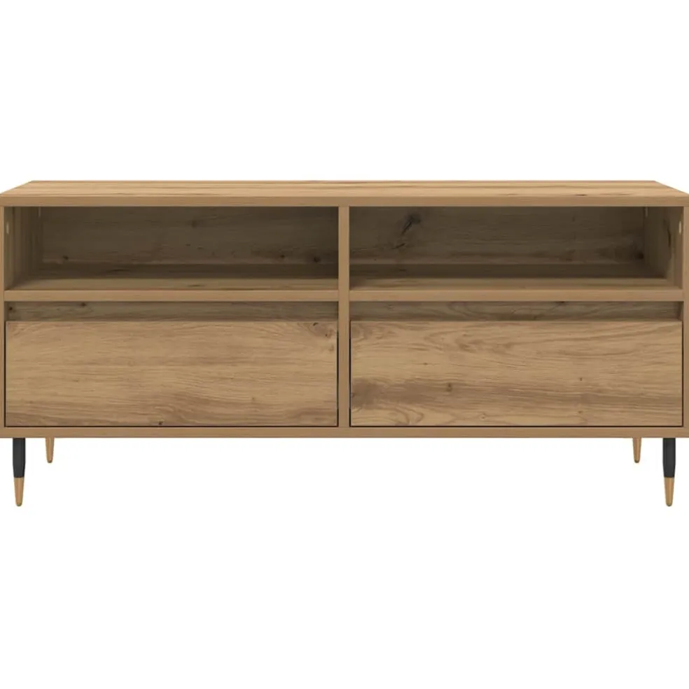 vidaXL TV-kast 100 x 34,5 x 44,5 cm Artisan Eiken