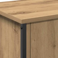 vidaXL TV-kast 100 x 35 x 45 cm Artisan Eiken Bewerkt hout