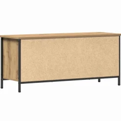 vidaXL TV-kast 100 x 35 x 45 cm Artisan Eiken Bewerkt hout