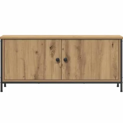 vidaXL TV-kast 100 x 35 x 45 cm Artisan Eiken Bewerkt hout