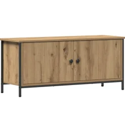 vidaXL TV-kast 100 x 35 x 45 cm Artisan Eiken Bewerkt hout