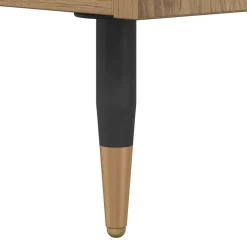 vidaXL TV-kast 104 x 35 x 50 cm Artisan Eiken Bewerkt hout