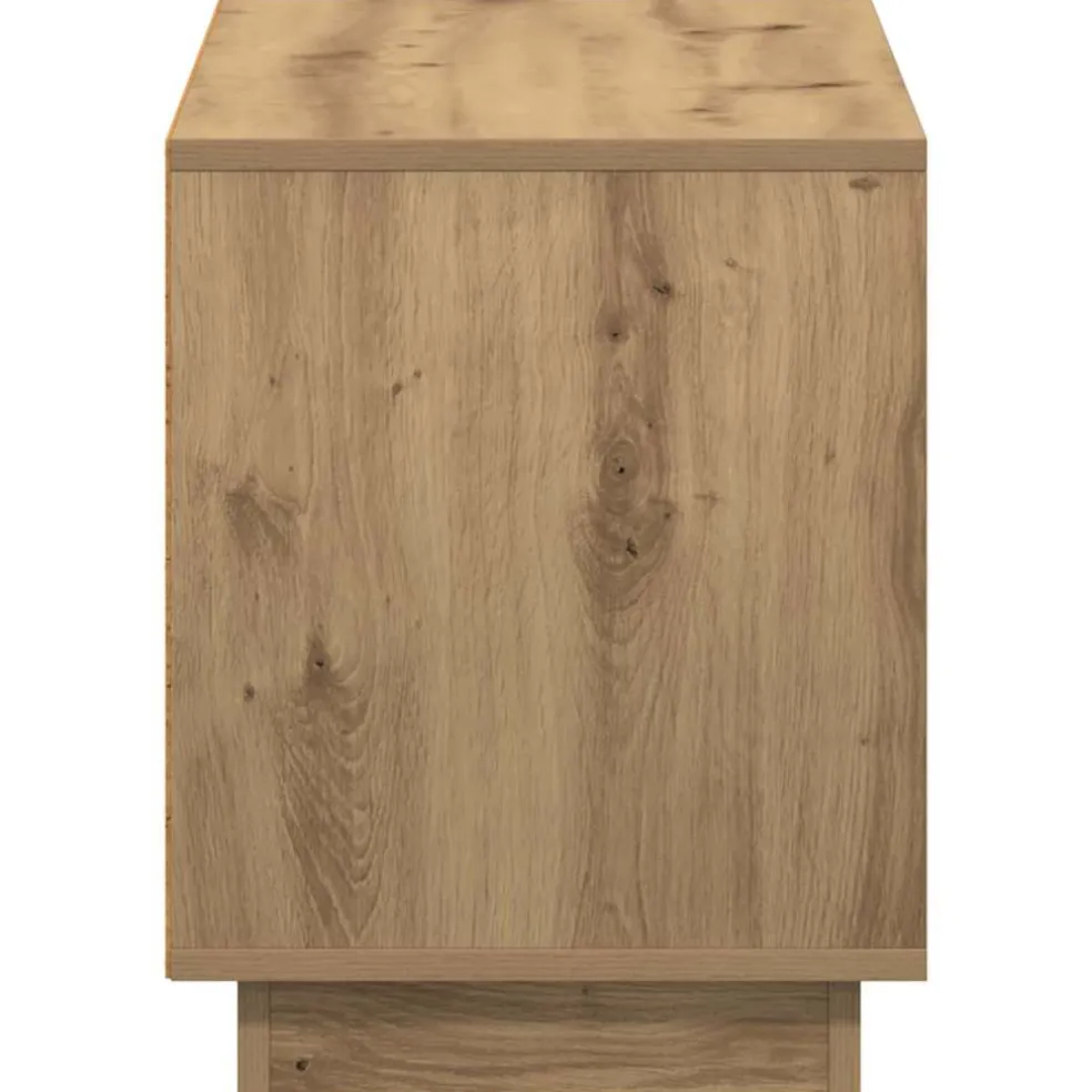 vidaXL TV-kast 102 x 35 x 45 cm Artisan Eiken Bewerkt hout