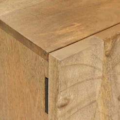 vidaXL TV-kast 110 x 30 x 40 cm Massief Mango Hout en Geengineerd Hout