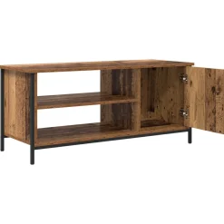 vidaXL TV-kast 100 x 40 x 45 cm Oud Hout Bewerkt hout