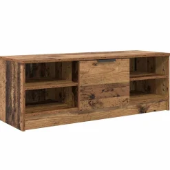 vidaXL TV-kast 102 x 35 x 36,5 cm Oud Hout Bewerkt hout