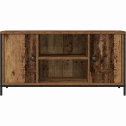 vidaXL TV-kast 100 x 40 x 50 cm Oud hout Bewerkt hout