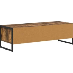 vidaXL TV-kast 100 x 36.5 x 30.5 cm Rook Eik Bewerkt hout