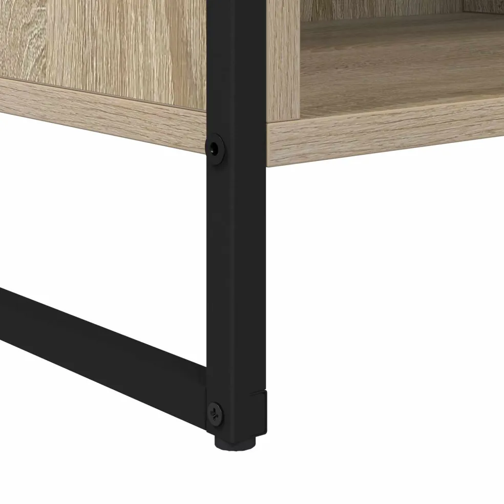 vidaXL TV-kast 100 x 36.5 x 30.5 cm Sonoma Bewerkt hout