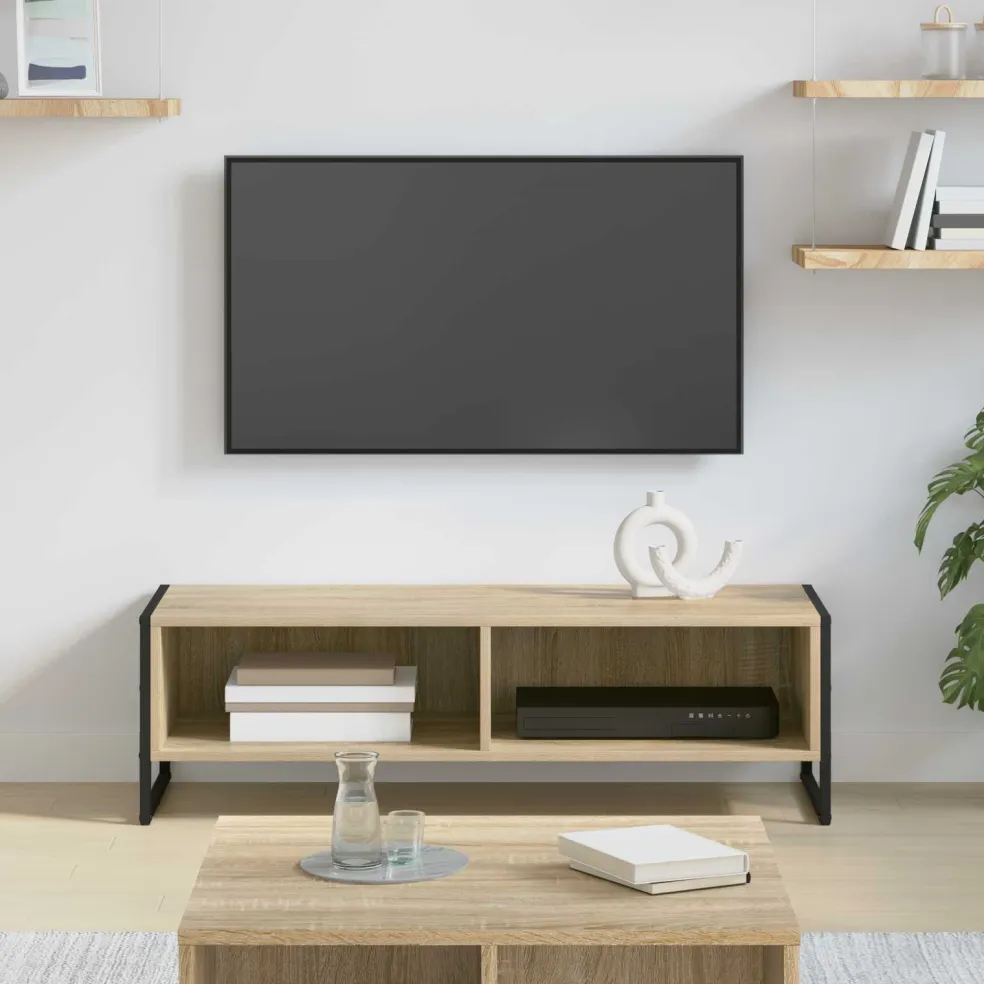 vidaXL TV-kast 100 x 36.5 x 30.5 cm Sonoma Bewerkt hout
