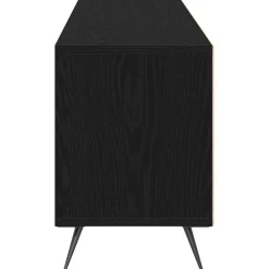 vidaXL TV-kast 150 x 30 x 44,5 cm Zwart eiken Bewerkt hout
