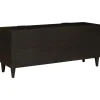 vidaXL TV-kast Zwart en Goud 105 x 33 x 46 cm Bewerkt hout