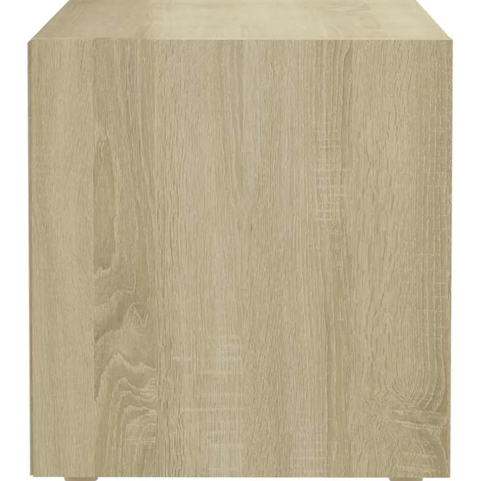 vidaXL Tv-meubelen 2 st 37x35x37 cm bewerkt hout sonoma eikenkleurig