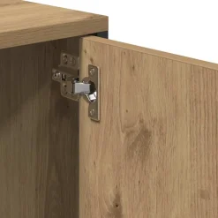 vidaXL Tv-meubel met lade 200x25x44 cm bewerkt hout artisanaal eiken
