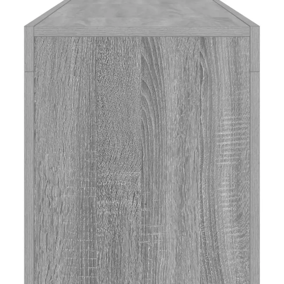 vidaXL Tv-meubel met LED-verlichting 120x35x40 cm grijs sonoma eiken