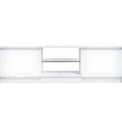 vidaXL Tv-meubel met LED-verlichting 120x30x36 cm wit