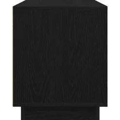 vidaXL Tv-meubel met LED-verlichting 100x41x50 cm zwart eikenkleurig