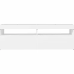 vidaXL Tv-meubel met LED-verlichting 120x35x40 cm wit