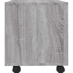 vidaXL Tv-meubel met wieltjes 90x35x35 cm bewerkt hout grijs sonoma