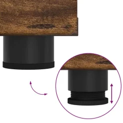vidaXL Tv-meubelset FLORIN 3 st Artisan Eiken Bewerkt hout