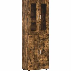 vidaXL Tv-meubelset FLORIN 3 st Artisan Eiken Bewerkt hout