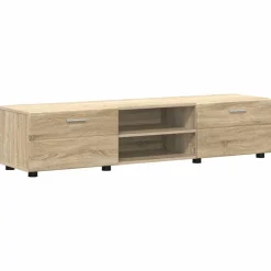 vidaXL Tv-meubelset FLORIN 3 st Sonoma Eiken Bewerkt hout