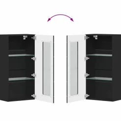 vidaXL Tv-meubelset FLORIN 3 st Beton Grijs Bewerkt hout