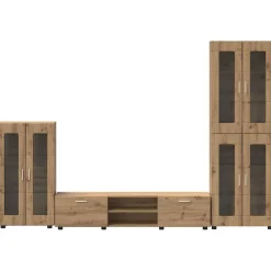 vidaXL Tv-meubelset FLORIN 3 st Artisan Eiken Bewerkt hout