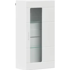 vidaXL Tv-meubelset FLORIN 3 st Wit Bewerkt hout