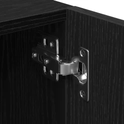 vidaXL Tv-meubelset 3 st Zwart Bewerkt hout
