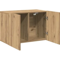 vidaXL Tv-meubel wandgemonteerd 60x30x41 cm artisanaal eikenkleurig