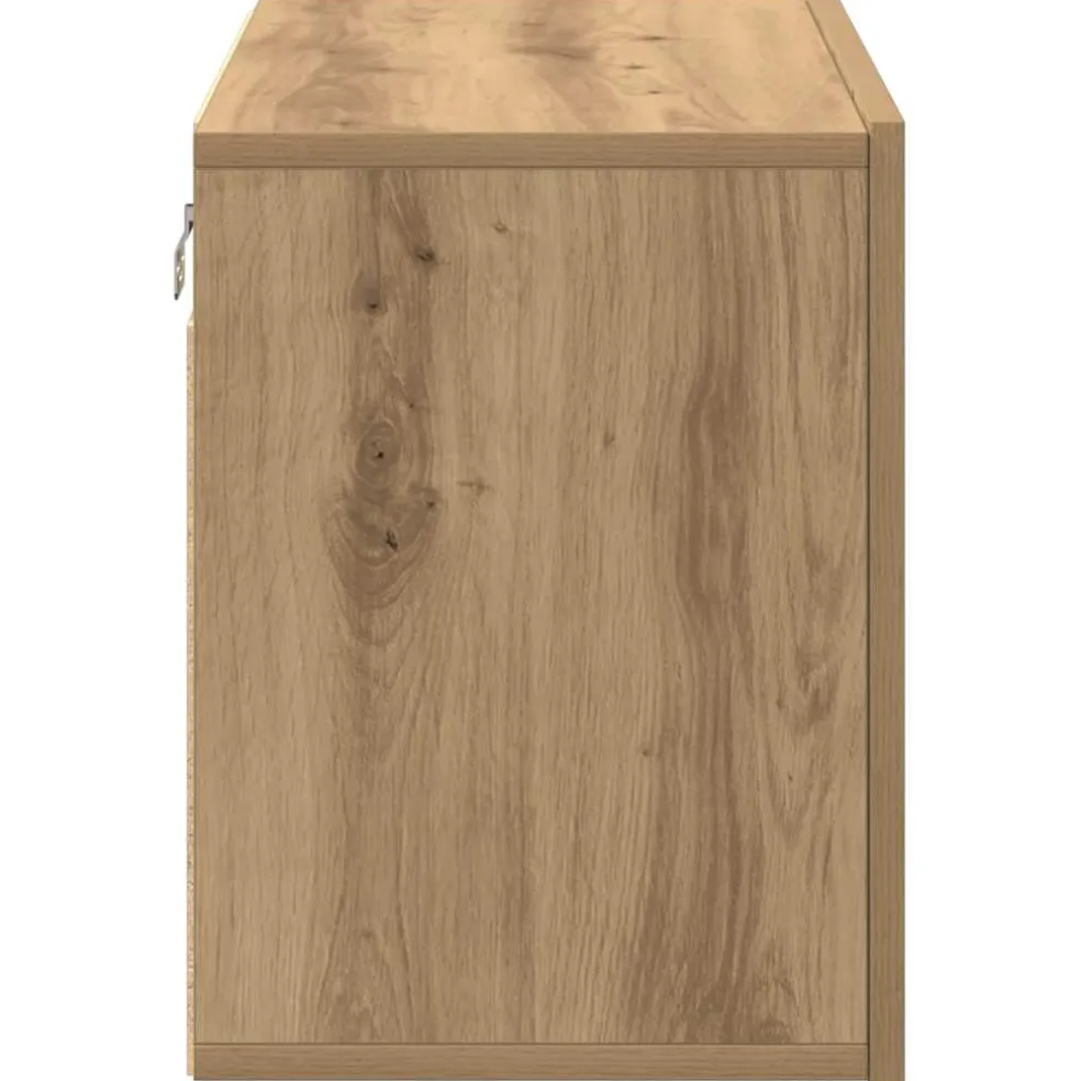 vidaXL Tv-meubel wandgemonteerd 60x30x41 cm artisanaal eikenkleurig