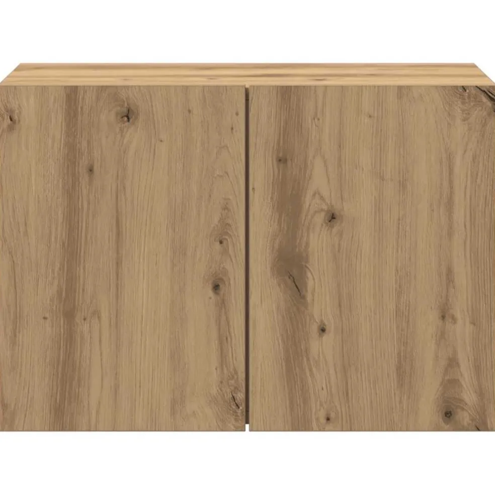 vidaXL Tv-meubel wandgemonteerd 60x30x41 cm artisanaal eikenkleurig