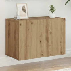vidaXL Tv-meubel wandgemonteerd 60x30x41 cm artisanaal eikenkleurig