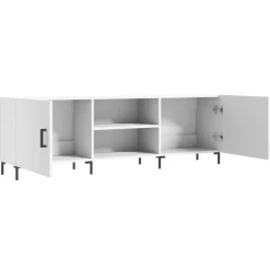 vidaXL Tv-meubel 150x30x50 cm bewerkt hout wit
